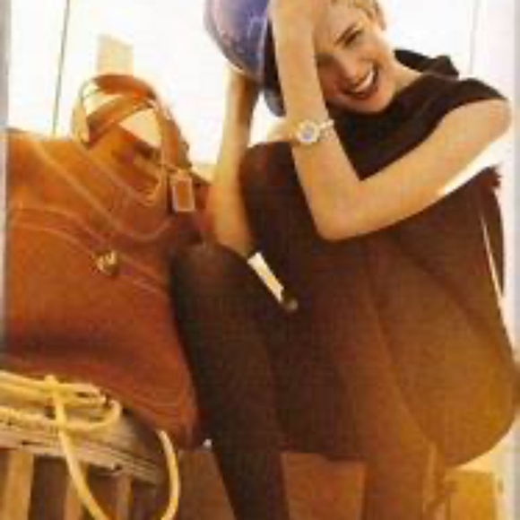 Coach Maude Natural XXL Ergo Tote Overnight Carryall & French Frame Wallet - Picture 15 of 16